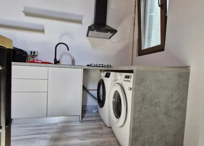 Small Attic With Private Bathroom דירה *